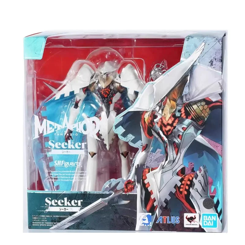 In Stock Genuine Bandai Metaphor Re Fantazio Model Kit SHF Seeker Anime Action Figure Collection Finished Model Boys Toys Gifts