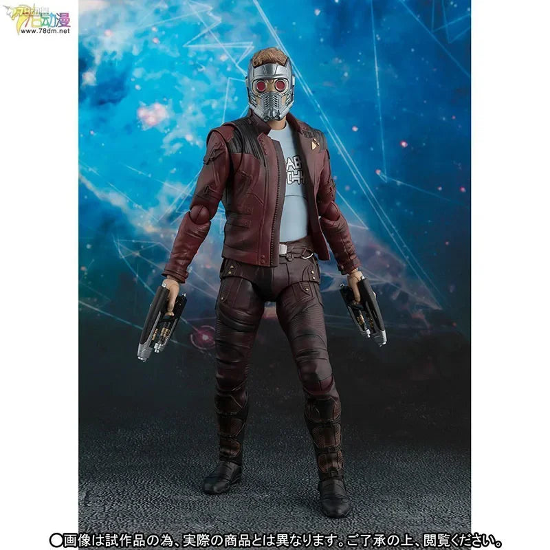 Bandai Original MODEL KIT SHF Star-Lord Anime Action Figure Model Toys  Model Gifts For boys Collectibles Foam box sends