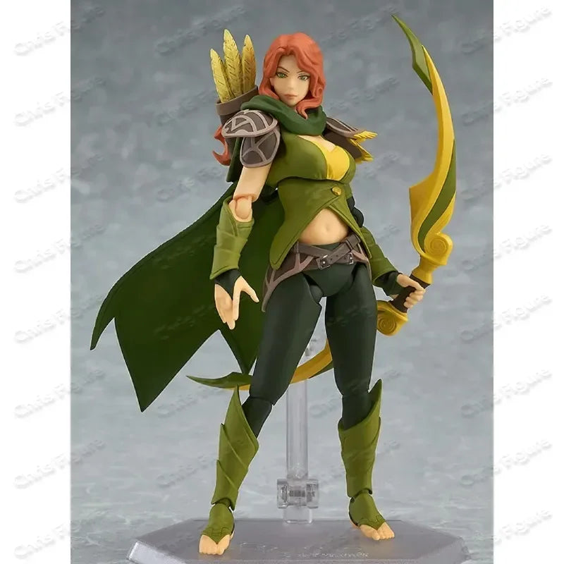 In Stock Authentic Max Factory Figma SP-070 Dota 2 Windranger Articulated Action Figure, Collectible Toy Gift