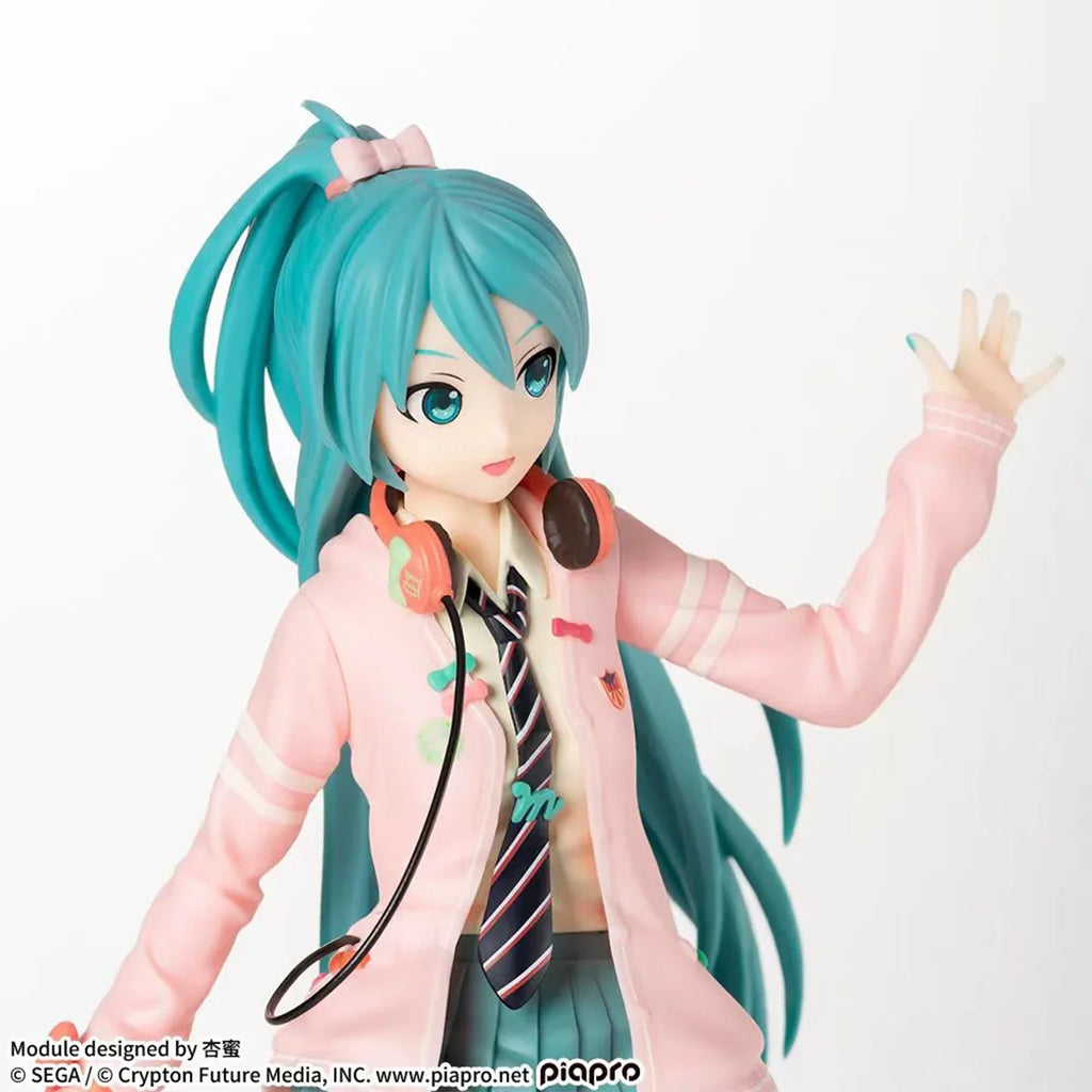 In Stock SEGA SPM Hatsune Miku Project DIVA Arcade Future Tone Hatsune Miku Ribbon Girl PVC 23CM Anime Action Figures Model Toy