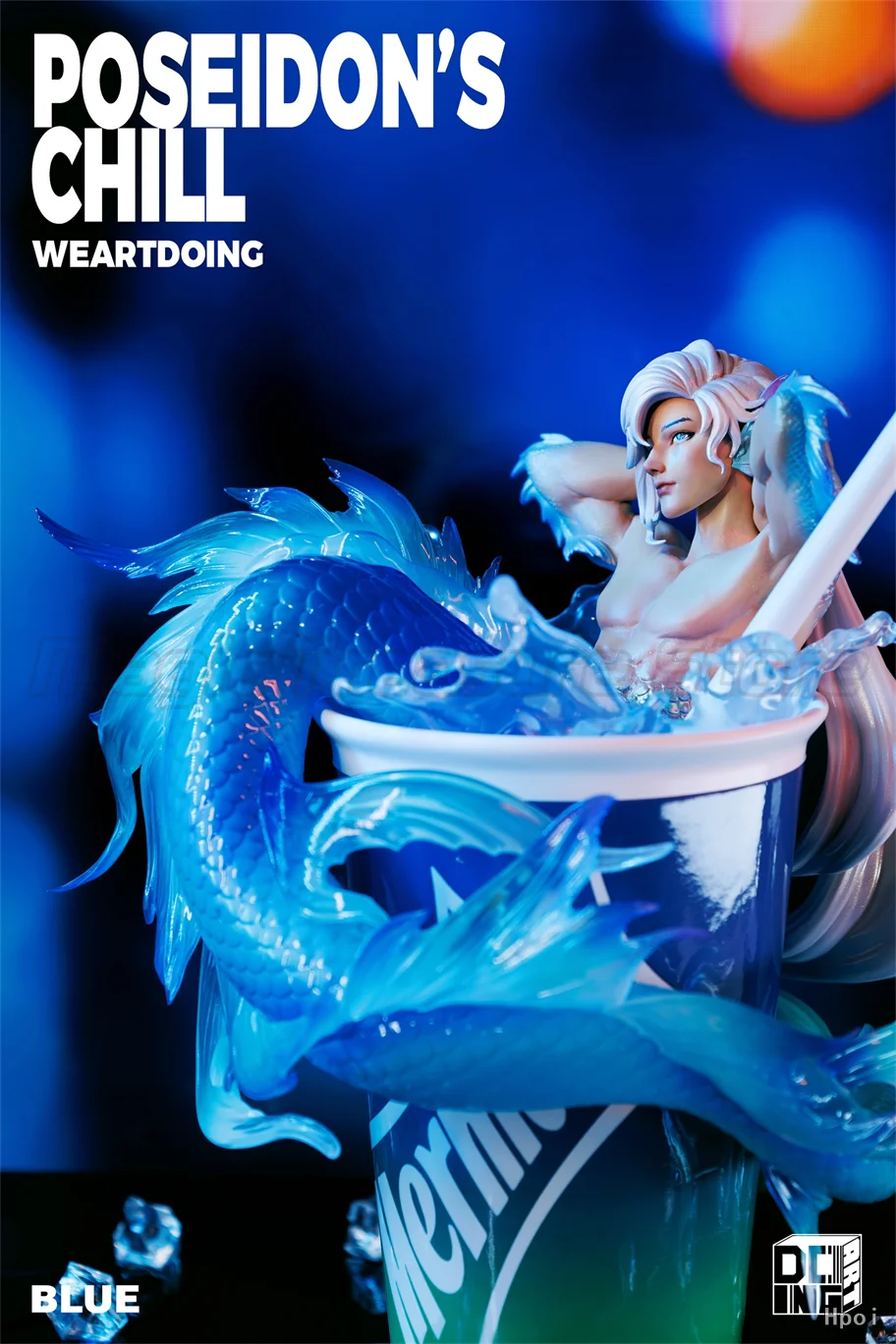 【MT】Original WeArtDoing Poseidon's Chill-Red Blue 2PCS Figure Toy Model Collection