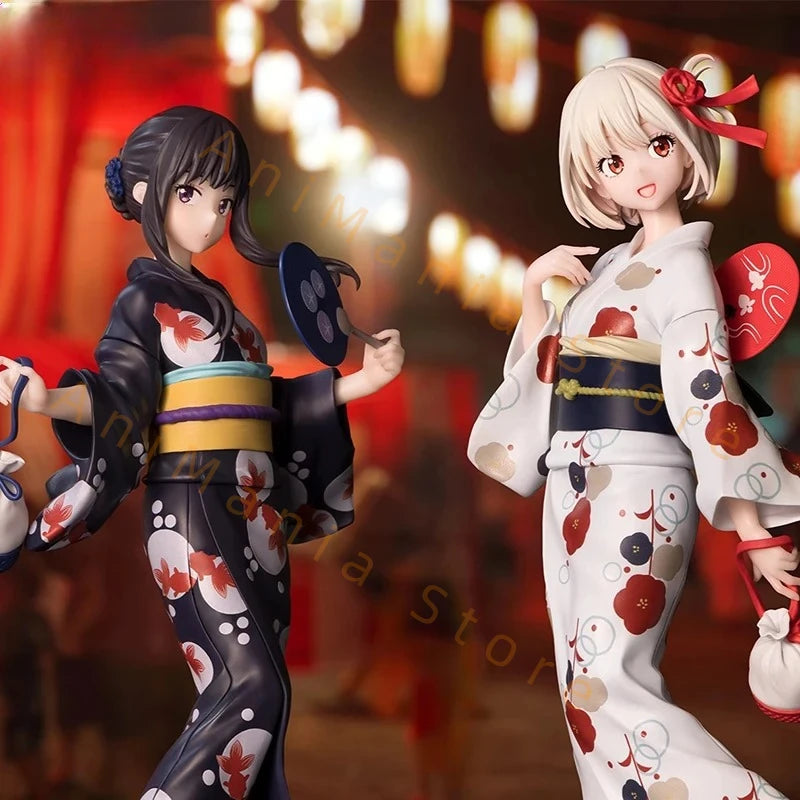 In Stock SEGA Luminasta Lycoris Recoil Nishikigi Chisato Inoue Takina -Yukata Travel- PVC 19CM Anime Action Figures Model Toy