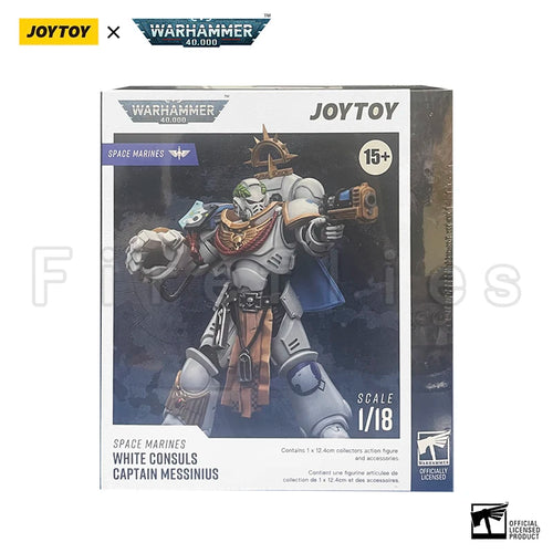 1/18 JOYTOY Action Figure 40K Space Marines White Consuls Intercessors Anime Collection Model Toy