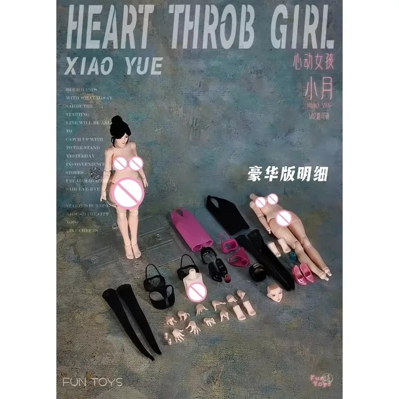 Presale FUNFOYS 1/12 Scale Action Figures Xiao Yue Beauty Oriental Super Articulated Beauty Dolls Body Decor