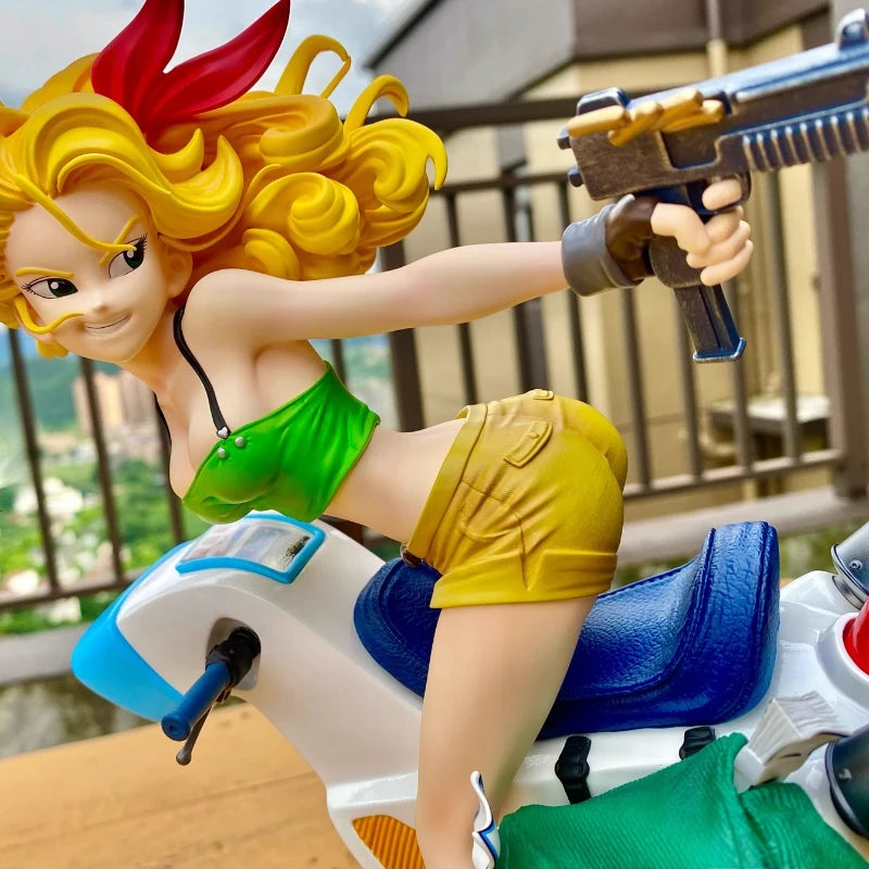 30cm Dragon Ball Anime Figure Lunch Periphery Resin Model Beautiful Girl Statue Desktop Decorative Ornaments Birthday Gifts Toys