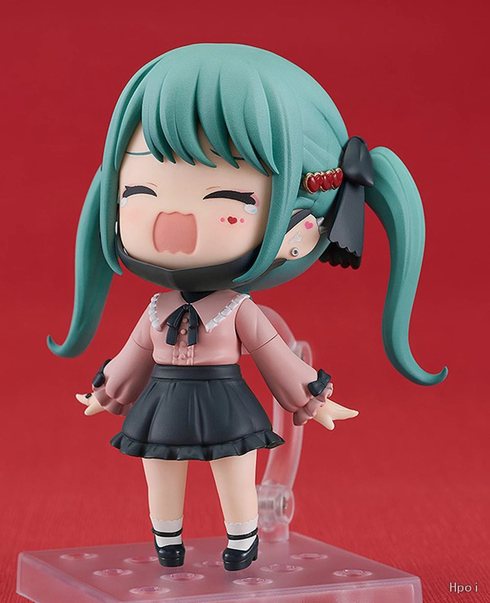 10CM Anime Figure Hatsune Miku #2239 The Vampire Ver Action Figure PVC OB11 Comes With Replacement Stand Model Toy Gift