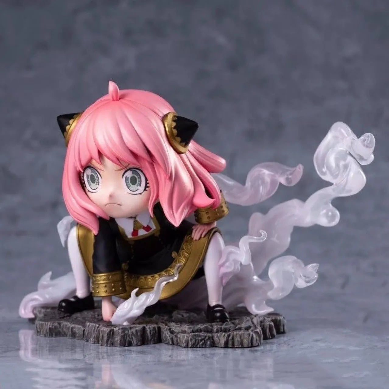 10 cm Spy Family Anya Anime Figur Anya Forger Cos Luffy Gear 2 Figurine Kawaii PVC Statue Dekoration Sammlung Modell Spielzeug Geschenke