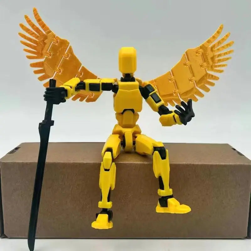 Dummy13 Series Eight-Winged Angel Colorful Hand Office Cheap Three-Dimensional Multi-Joint Movable Action Figure Assembly Model