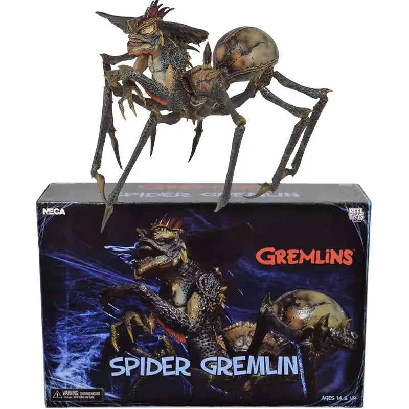 Gremlins 2 Figure NECA 30786 Action Figuras Movie Spider Gremlin Figurine Toys Collection Model Doll Original Gift for Children