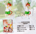 Anime Die Quintessenz Quintuplets Desktop Niedliche Nakono Yotsuba Figur Katze Zimmer Tragen Ver Mädchen Statue Modell Puppe Schreibtisch Dekoration