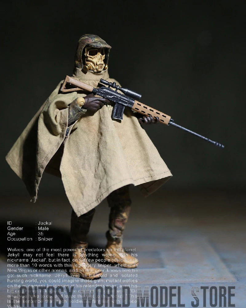 In Stock VORTEXTOYS V00011 1/12 Male Soldier Sniper JACKAL Combat Boots Camouflage Clothing Model Full Set 6'' Action Figure