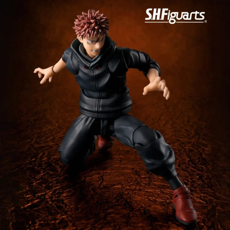 100%Original Bandai Jujutsu Kaisen S.H.Figuarts SHF Yuji Itadori Sukuna's Vessel Action Figure Gifts Collectible Model Toys