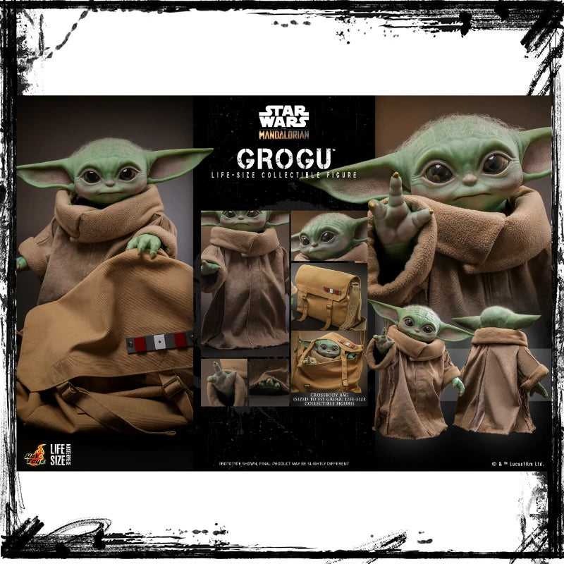 In Stock Hottoys LMS015 Star Wars Grogu 1/6 Soldier Dolls Anime Action Figure Toy Gift Model Collection Hobbies