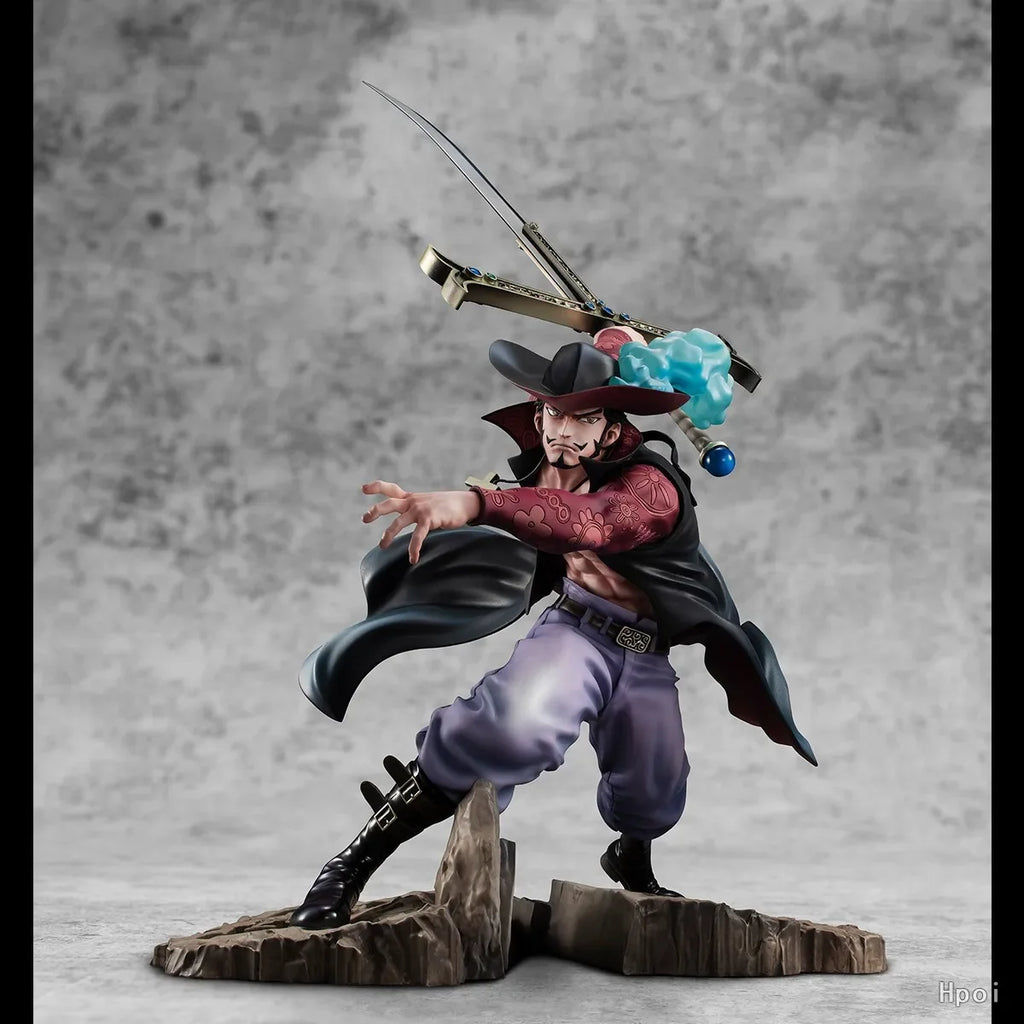 In Stock Original MegaHouse POP Maximum DRACULE.MIHAWK Mihawk Falkenauge Hawkeye Anime Character Model Figure Gift