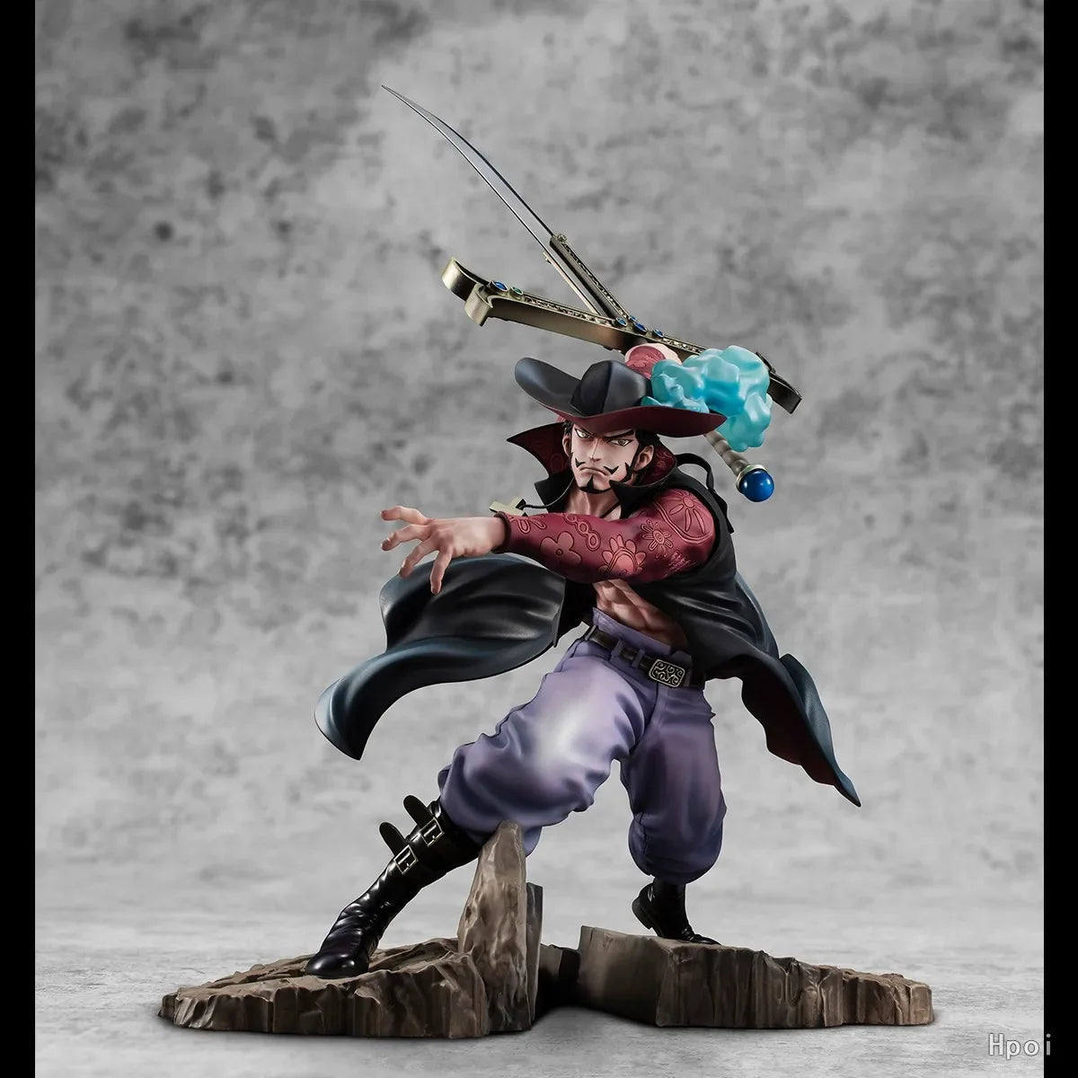 In Stock Original MegaHouse POP Maximum DRACULE.MIHAWK Mihawk Falkenauge Hawkeye Anime Character Model Figure Gift