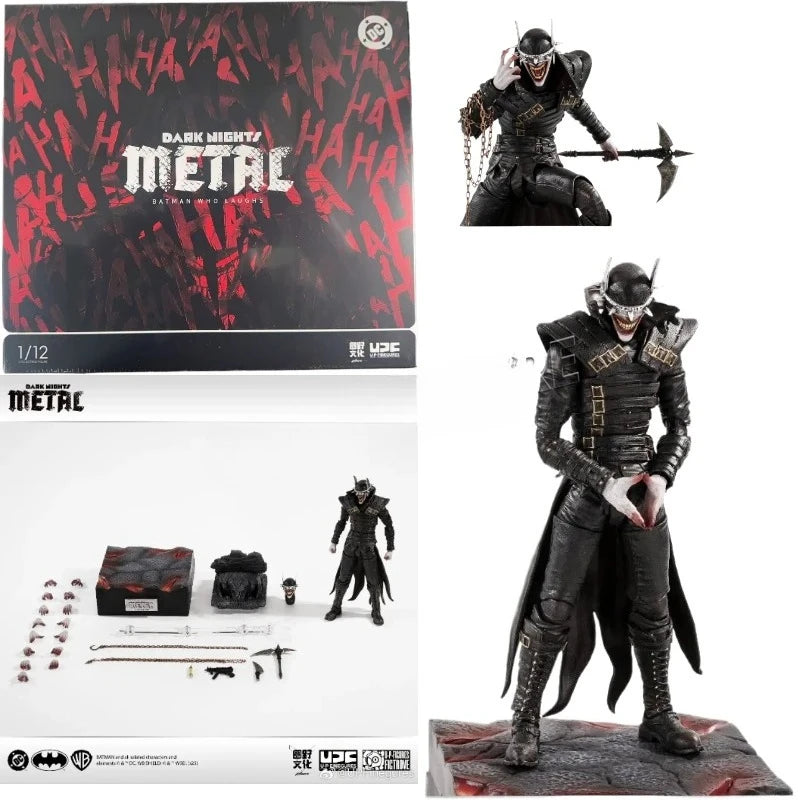In Stock 24 Hours Delivery Brand New LPZZ U-P-Fineguures The Batman Who Laughs in The Dark: Metal DC Figure 1/12 Toy Gift