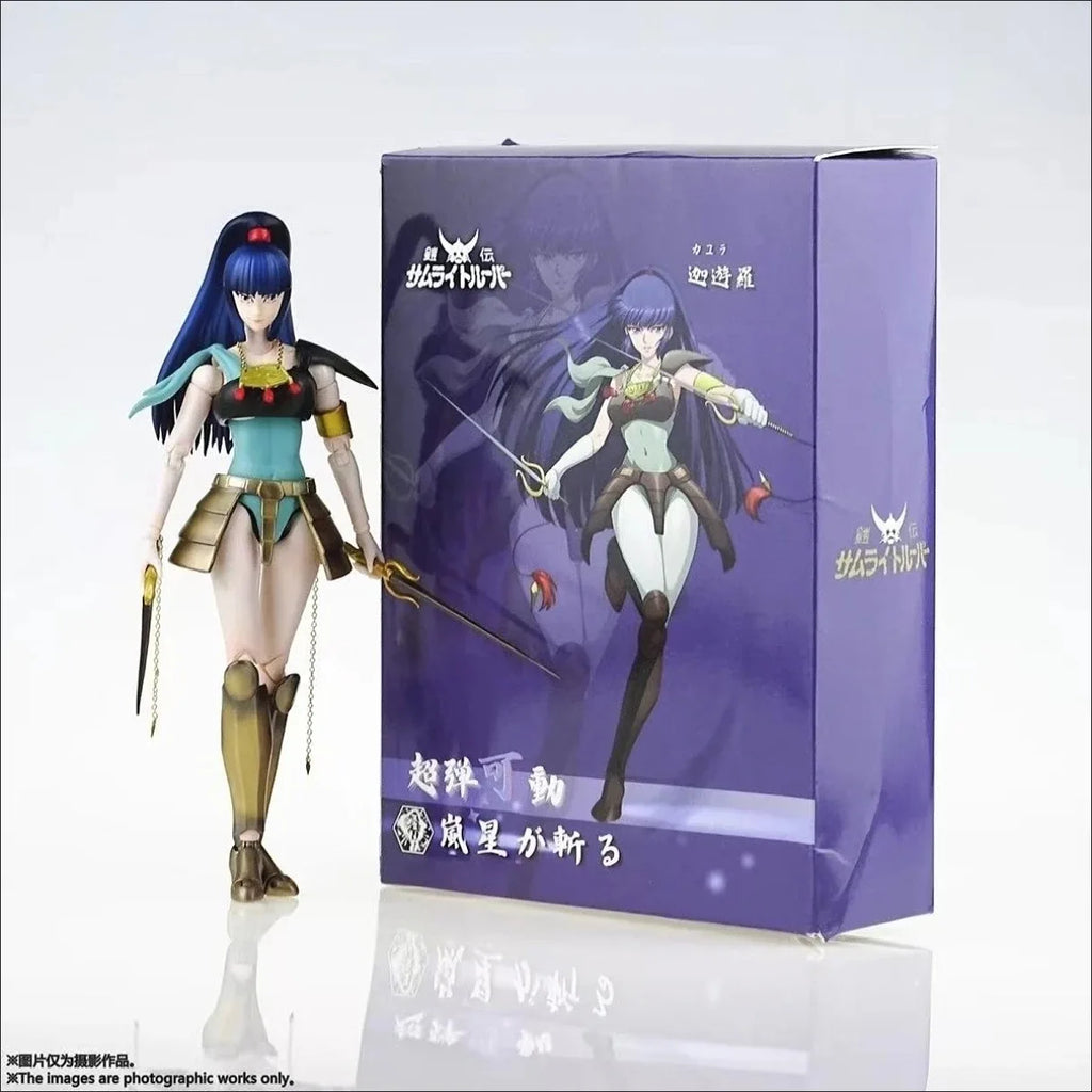 In Stock Lanxing Models Ronin Warriors Super Articulated Kayura Collectible Action Figure - Anime Character Toy Gift