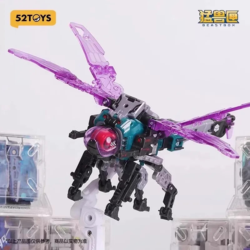 Original 52toys Beast Box Series Abyss Spiral Corner Stone Deformed Assembled Model Mecha Action Figure For Boy Customized Gift