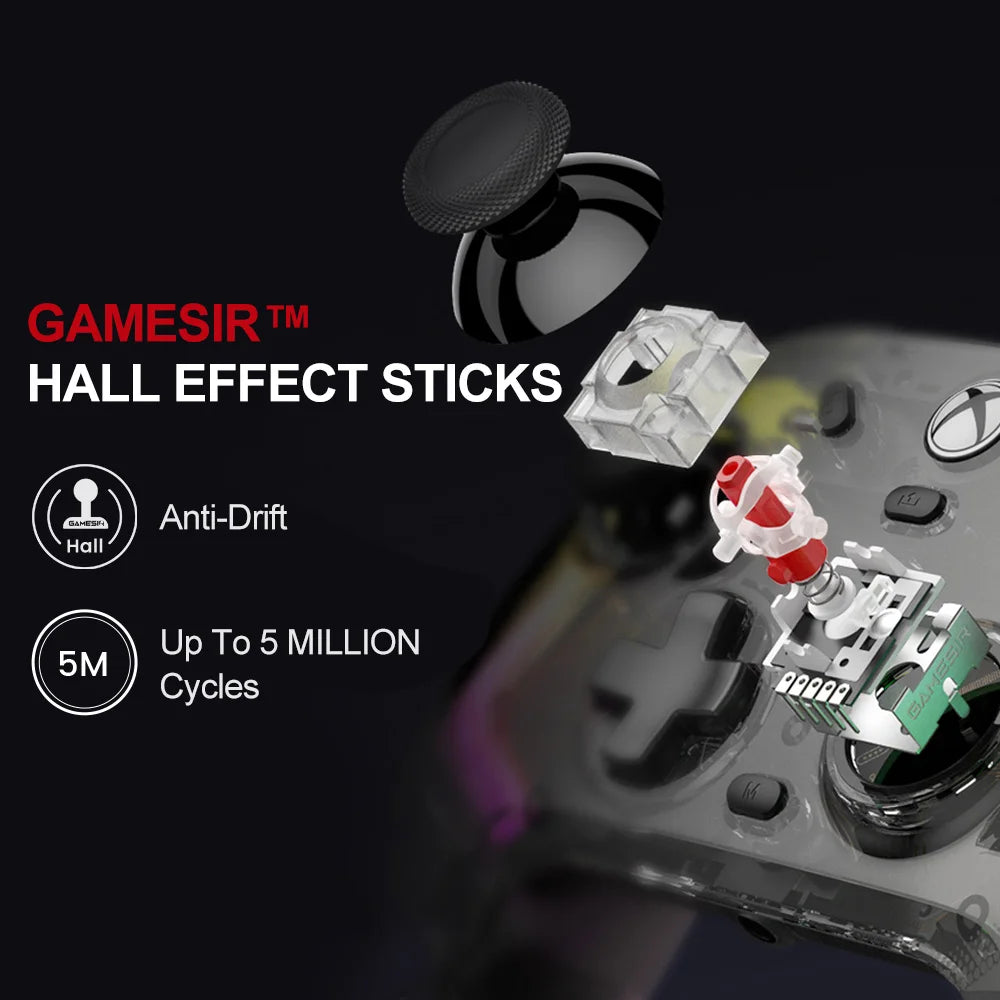 Game sir Kaleid Mando Control de Xbox Seríes X S One Controller Wired Gamepad For PC Gamer Controles Hall Effect Joysticks