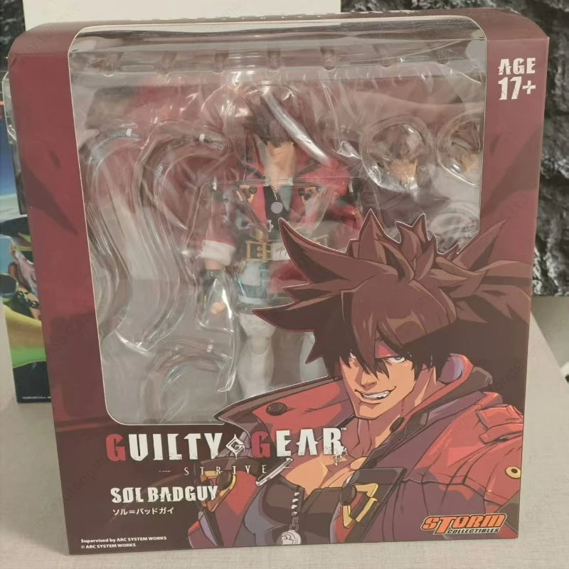 Original Storm Toys Sin Equipment Sol badguy In Stock Anime Action Collection Figures Model Toys
