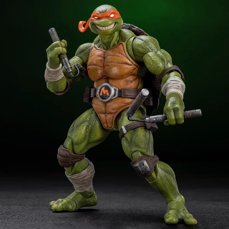 Original Ling Ji Hun TMNT Series Raphael Mikey Leonardo Donatello Action Figures Collectibles Models birthday gift