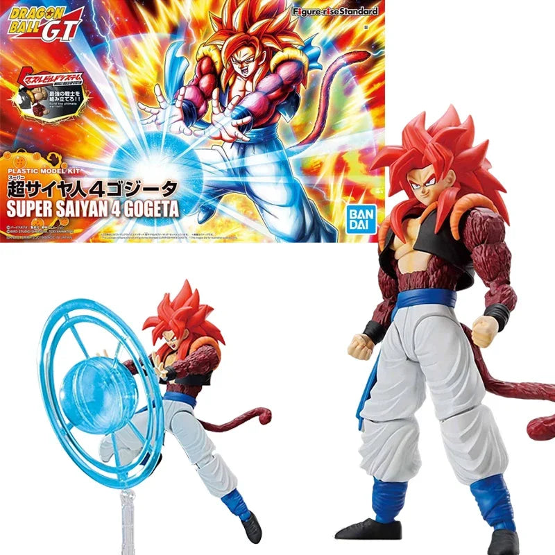 Bandai Genuine FRS Dragon Ball Son Goku Son Gohan Vegeta Frieza Super Saiyan Anime Action Figure Assembly Model Toys Gift Kids