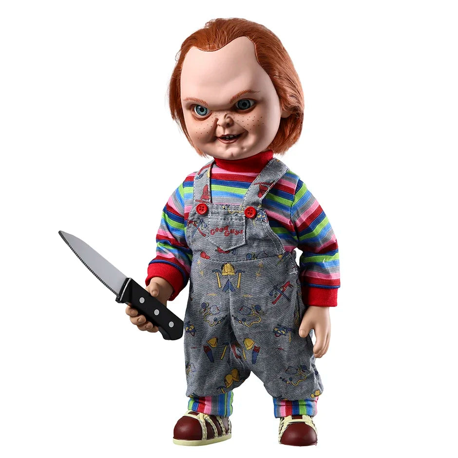 Child's Play - Chucky 15" Good Guy with Sound Sneering Mezco PVC Figure Action Figurine Collectible Model Toy