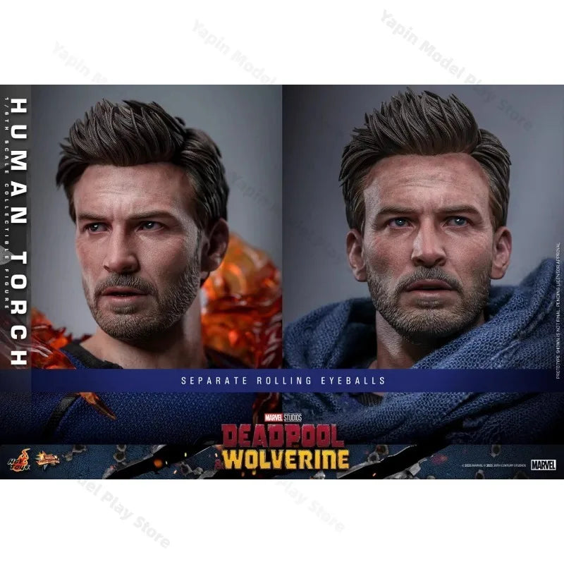 In Stock HotToys HT MMS789 Deadpool and Wolverine Human Torch Chris Evans Gift Collection