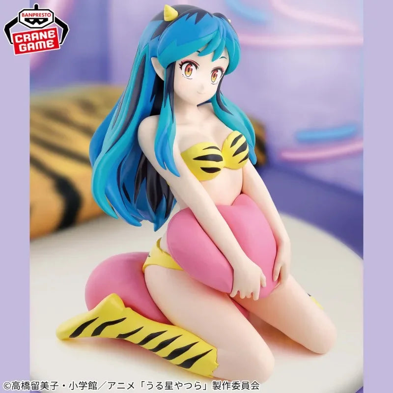 В наличност Оригинална фигурка BANDAI BANPRESTO Urusei Yatsura Lum Lamu Invader Relax Time Vol.3 Аниме Фигурка Играчки PVC Модел Колекция Подарък