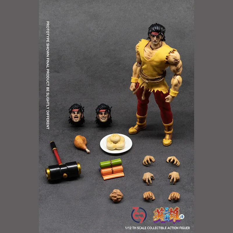 TYCTOYS New Original 7890STUDIO Studio 1/12 Three Kingdoms Heroes Story Zhang Fei 6-inch Poseable Action Figure Model Toy Giftss