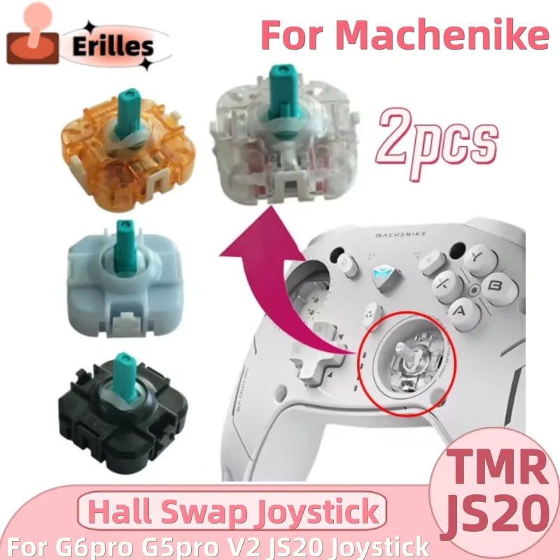 2pcs TMR for Machenike Mechanic Hall Swap Joystick JS20 Multiple Tactile Options Compatible G6pro G5pro V2 Game Controller Jh20