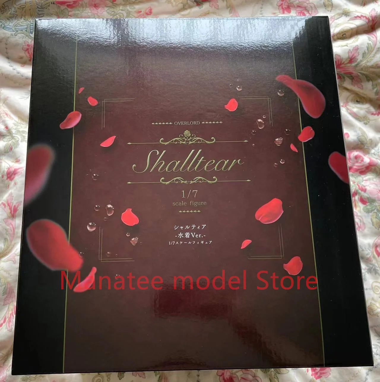 100% Original: Overlord Shalltear Bloodfallen Swimsuit ver.1 / 7 PVC Action Figure Anime Model Toys Collection Doll Gift