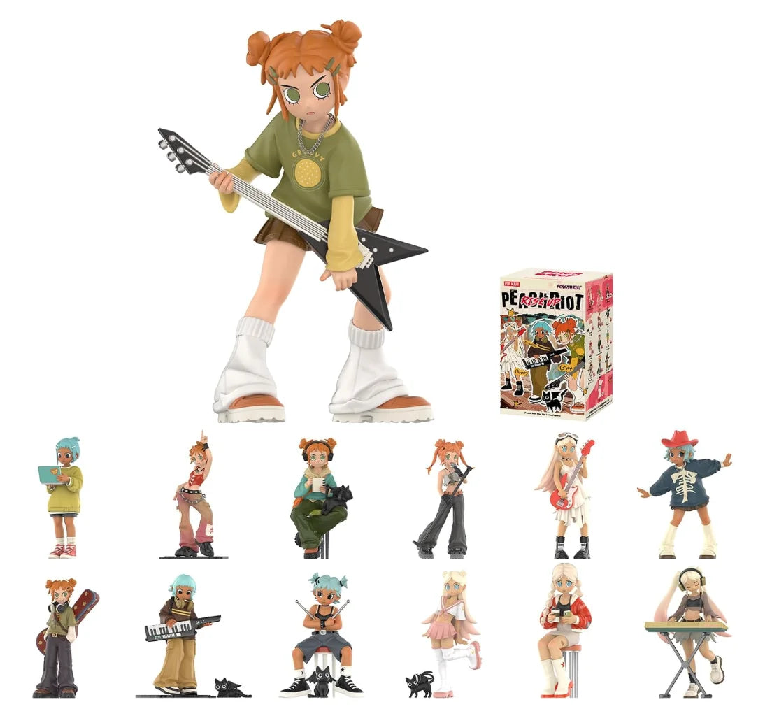 POP MART Peach Riot Rise Up Series Figures, Peach Riot Blind Box Figures, Random Design Action Figures