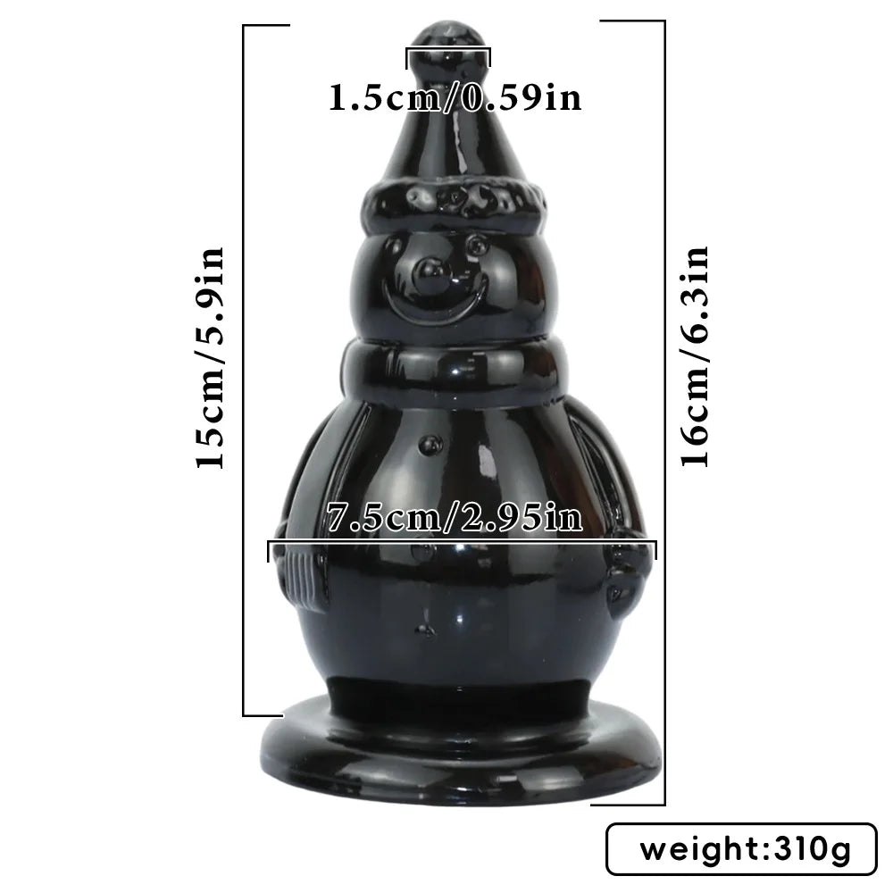 25Oversize Soft Butt Plug Silicone Anal Toy Unisex Use Anal Massage Vaginal/Anal Dual-Use Dildo Suction Cup Sexy Toys Adult Toys