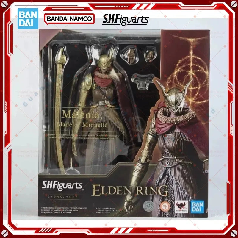 Bandai Original Package In shock S.H.Figuarts SHF Malenia Blade of Miquella Figure Finished Model Anime Action Toy Gift for kid