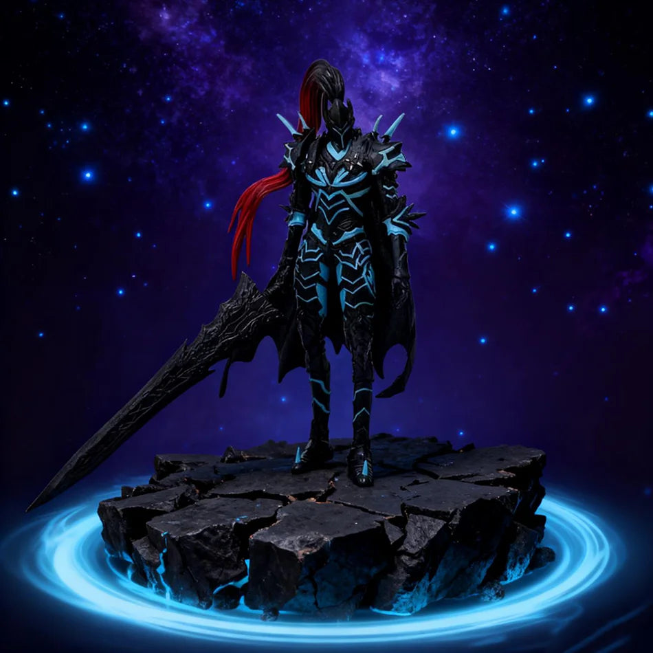 21 cm/8,27 Zoll Solo Leveling Anime Figur Sung Jinwoo Actionfigur Knightmaster Yeglit Figur PVC Erwachsenensammlung Modell Spielzeug