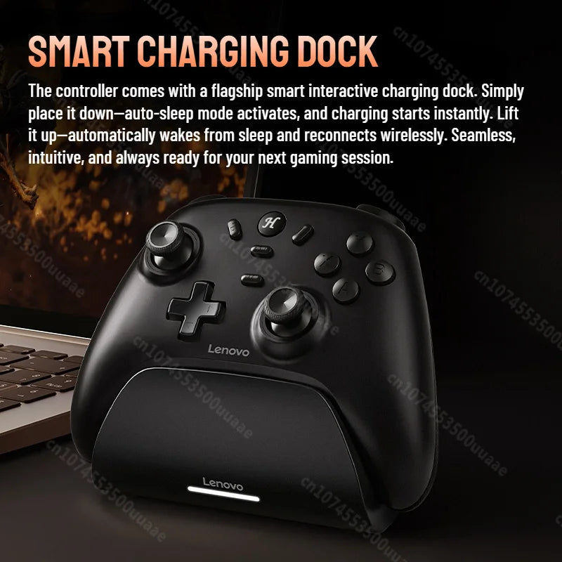 Lenovo S07 Wireless Controller for Switch/Switch OLED/Switch Lite/PC/iPhone/Android Phone Bluetooth Gamepad with Charging Dock