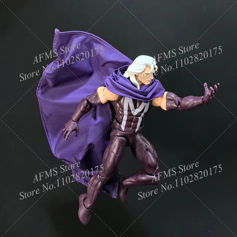 1/12 Scale Collectible Figure Magneto Cloak Cosplay Anime Mutant X-Men Max Eisenhardt Clothes Fit 6Inch Action Figure Body