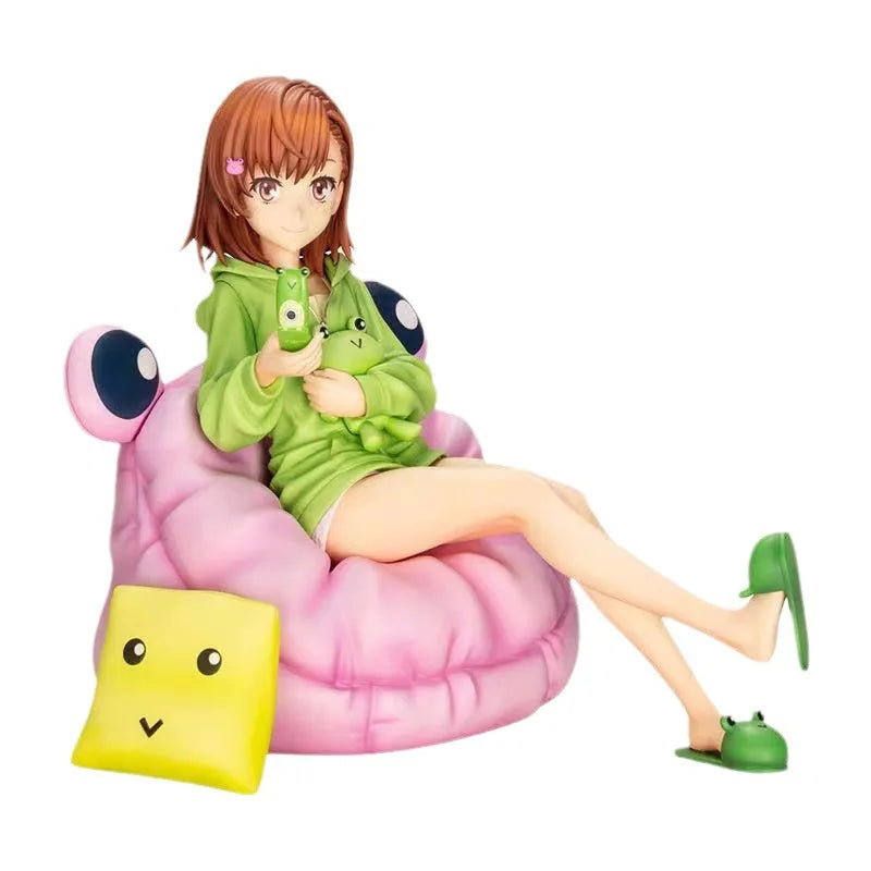Mikoto Misaka Anime Figure Toaru Kagaku No Railgun T Mikoto Misaka Action Figure Gekota Covered Ver Figurine Model Toy Gift