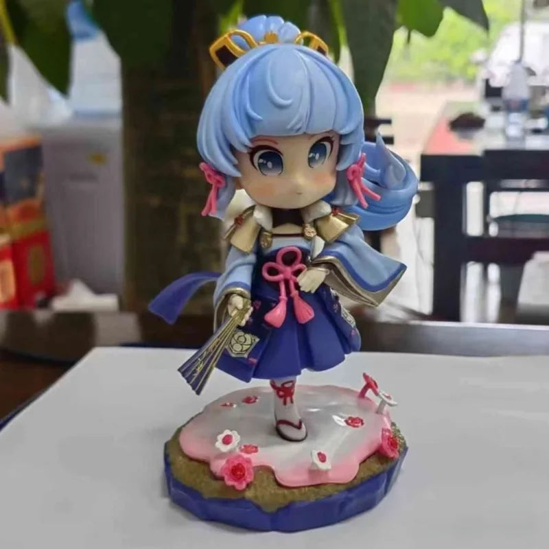 16cm Anime Game Genshin Impact Figure Q Version Yae Miko Hutao Genshin Cute Model Toy Gift Collection Action Figure Pvc Doll Toy
