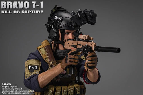 1/6 EASY&SIMPLE ES GA1009 The British Soldier Doll Duty Man The Call Full Set Moveable Action Figure SAS For Fans Collect