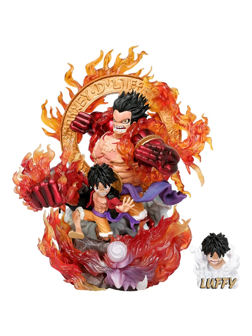 23cm New ONE PIECE Anime Figure Gear Third Monkey D. Luffy Peripheral PVC Model Statue Desktop Decoration Ornaments Gifts Toys
