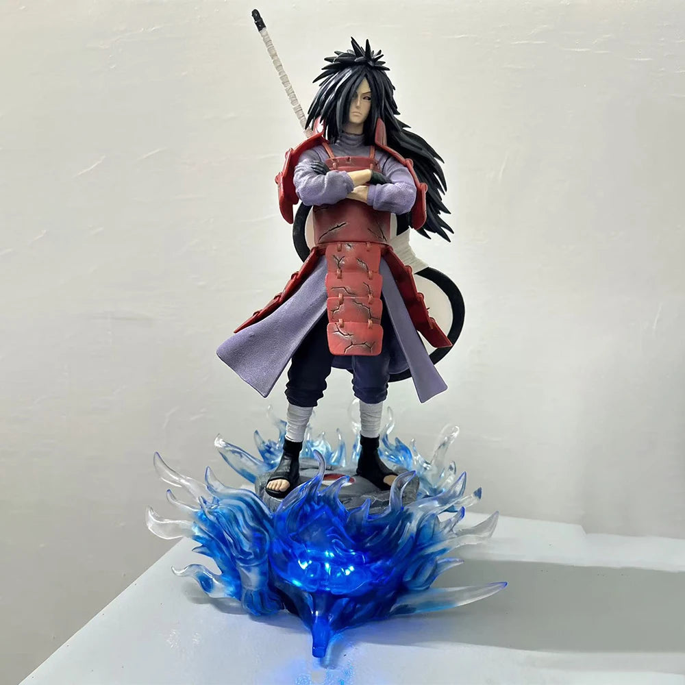 42 cm Uchiha Madara Figur Naruto Shippuuden GK Action Figur PVC Manga Statue Sammlung Ornament Modell Kind Weihnachten Spielzeug Geschenk