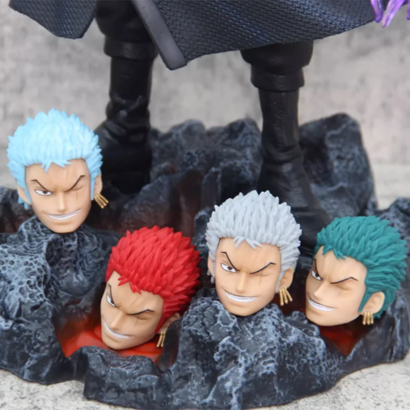 In Stock Genuine One Piece Roronoa Zoro Action Figure Anime Desktop Decoration Toy Gift For Kids Collectible Model