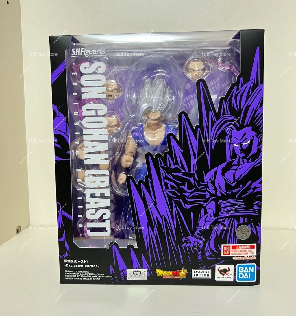 In Stock Bandai SHF Dragon Ball Great Ape Vegeta Gorilla Giant Ape Bick Great Demon King Sun Gohan (Beast Form) Collection Gift
