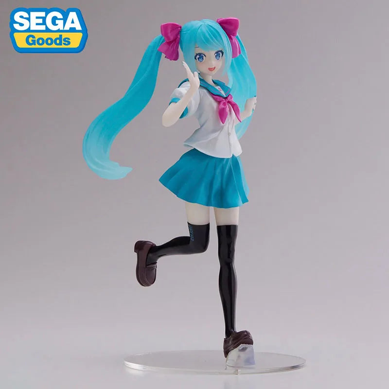 В наличност FuRyu SEGA TAiTO Hatsune Miku PVC серия Hatsune Miku кукла 14-18CM аниме екшън фигурки модел колекция играчка