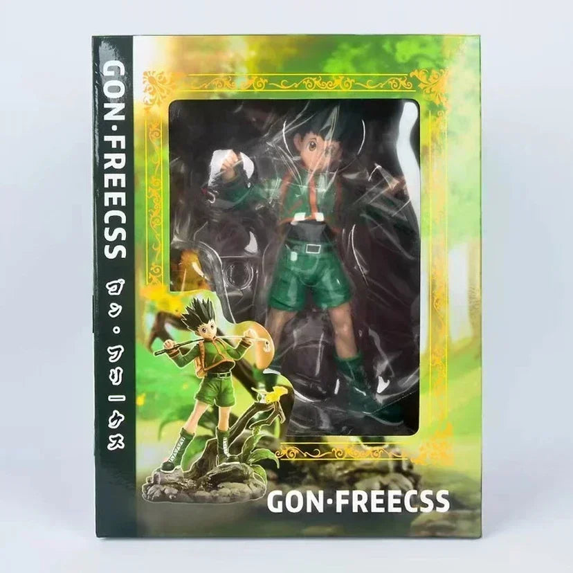 22cm Hunter x Hunter Anime Figure Killua Zoldyck Action Figure Gon Freecss/Hisoka/Alluka Zoldyck Figurine Model Doll Toys Gifts