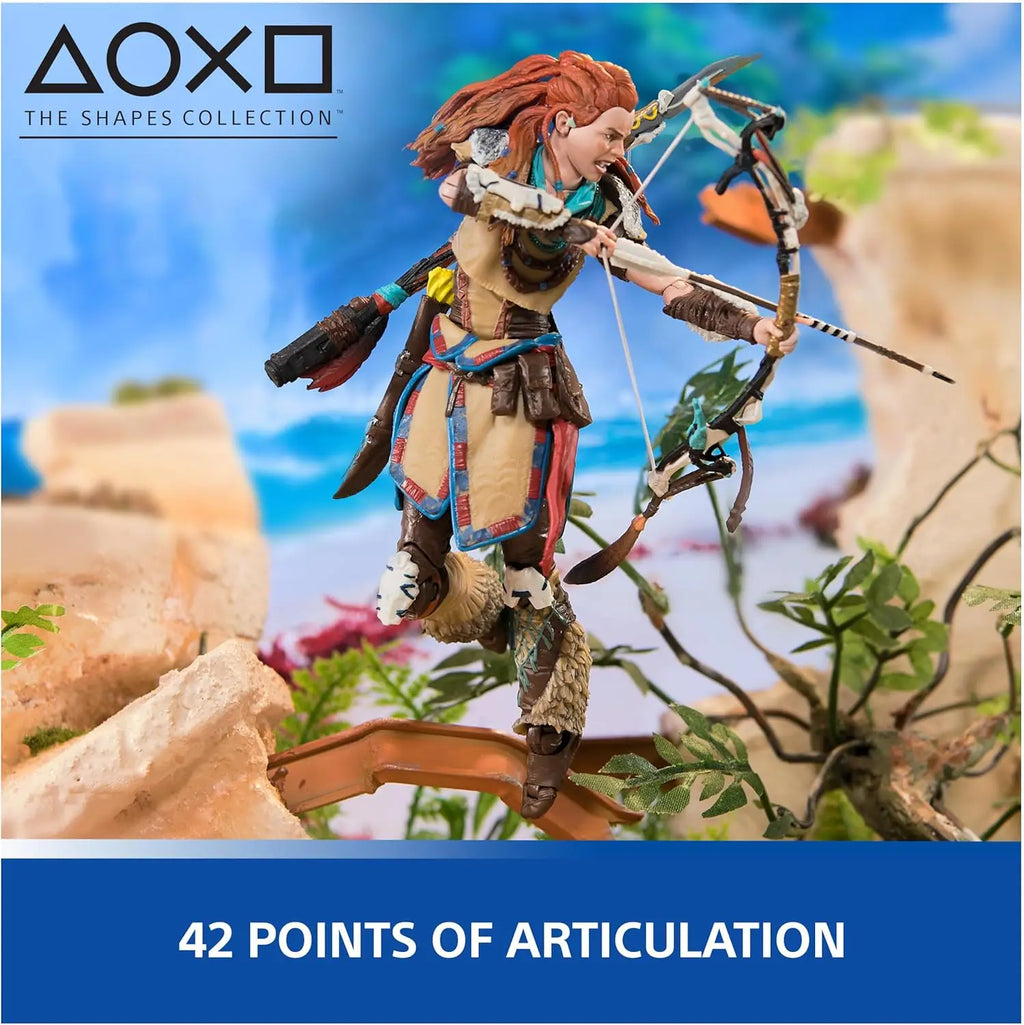 Spin Master Toys Horizon Forbidden West Aloy Deluxe Edition 6-Zoll-bewegliche Actionfigur The Shapes Collection für PS5