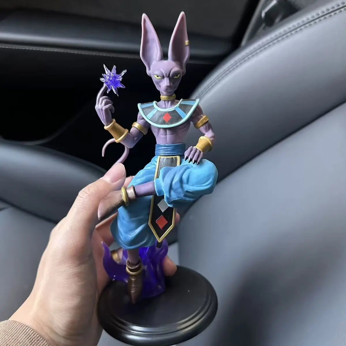 Dragon Ball Anime Figur Gott der Zerstörung Beerus Sitzendes Modell Figur Statue Sammlung Dekoration Kinder Spielzeug Geschenk Puppe