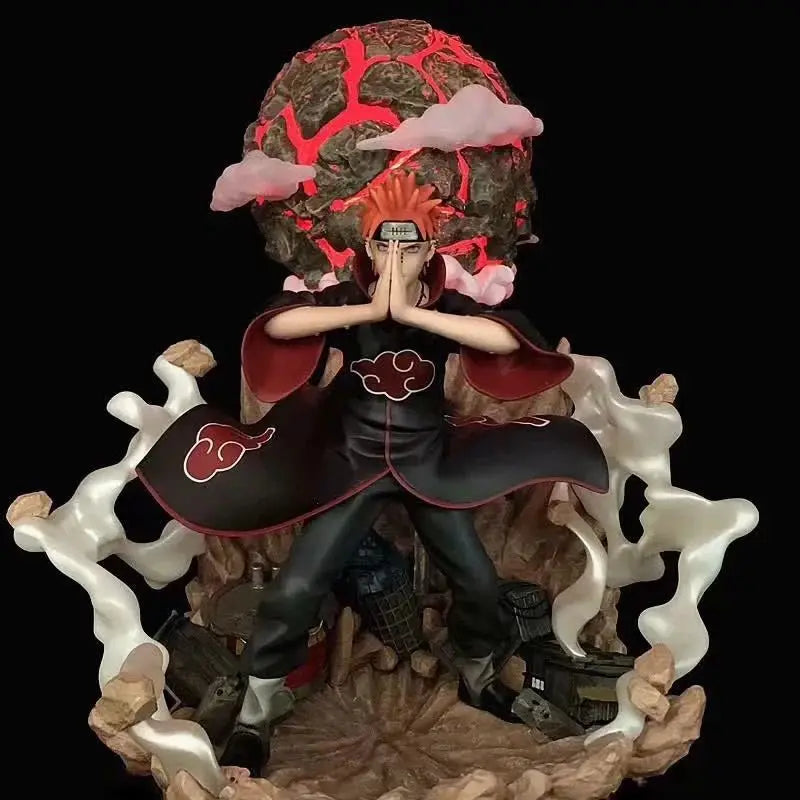38m Cartoon Figures Pain Uzumaki Naruto Can Glow Anime Collection Model Desktop Ornament Decorations Holiday Gifts Children Toys